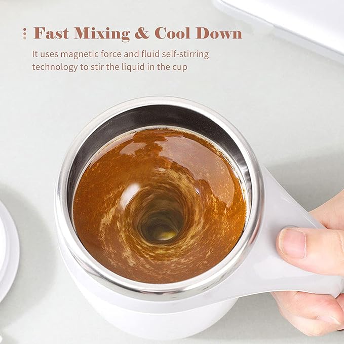 Self Stirring Mug with Lid 380mL
