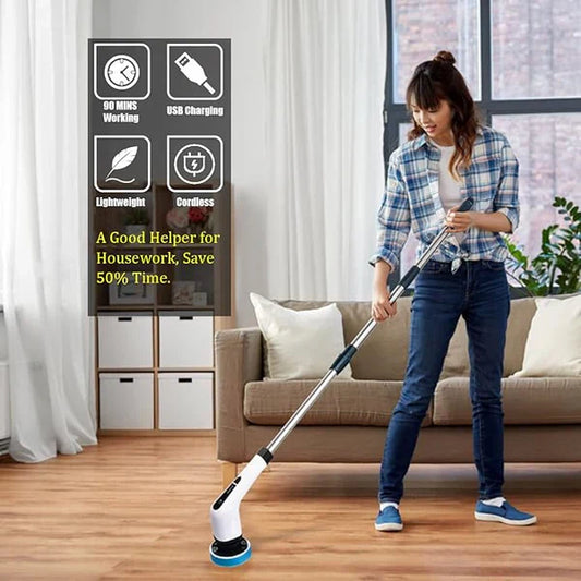 9 in 1 Electric Cleaning Brush – فرشاة تنظيف كهربائية 9 في 1