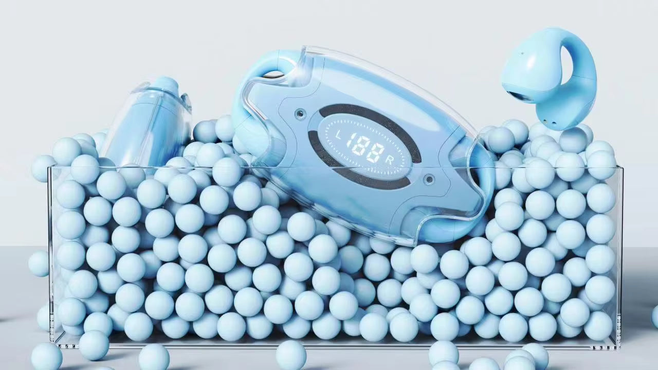 Headset Bluetooth Earphones In-ear Noise Reduction True Wireless Digital Display