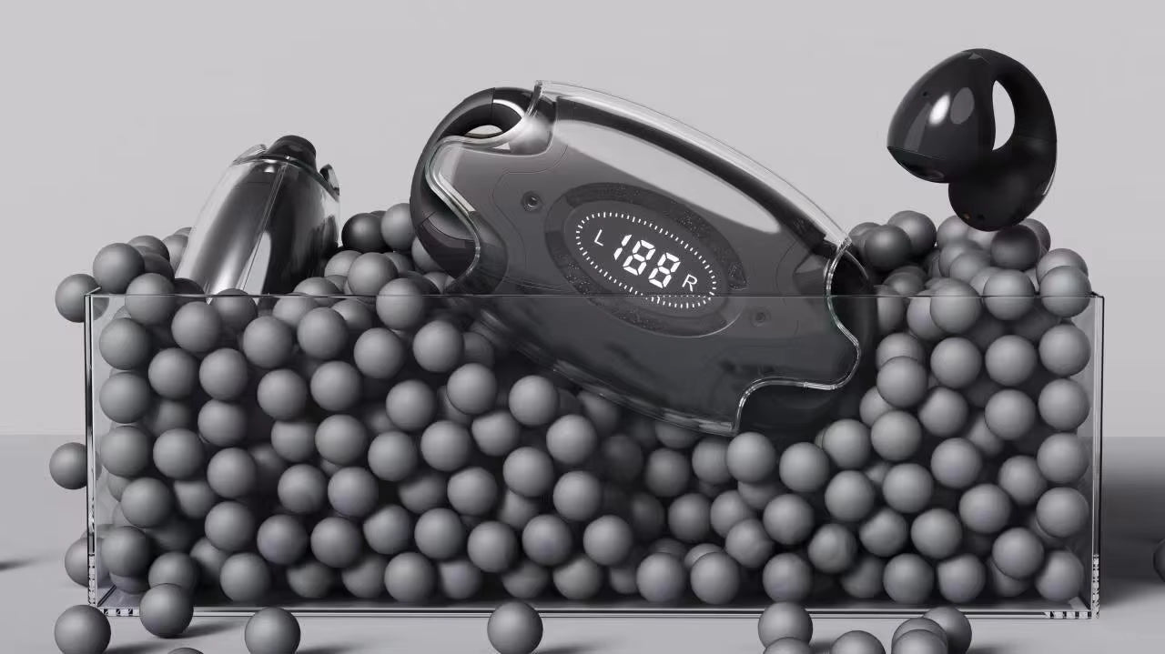 Headset Bluetooth Earphones In-ear Noise Reduction True Wireless Digital Display